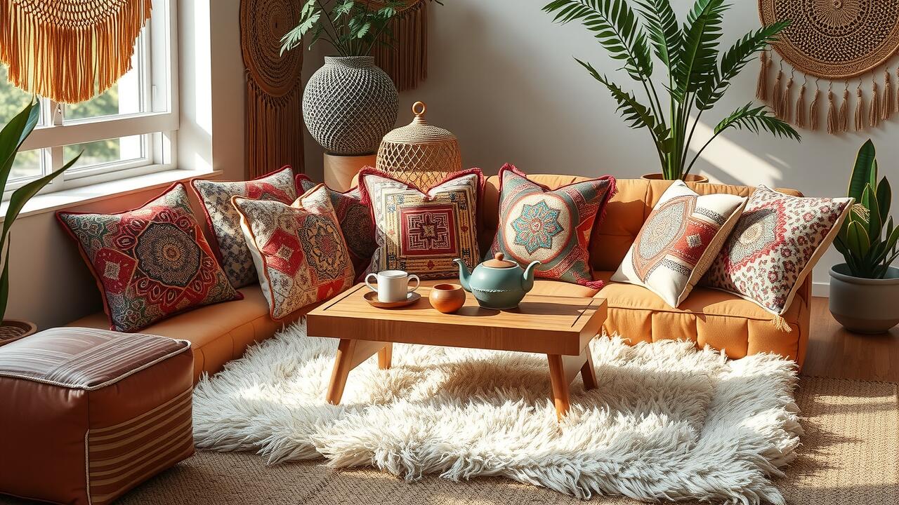 How to Mix and Match Moroccan Cushions with Other Textiles