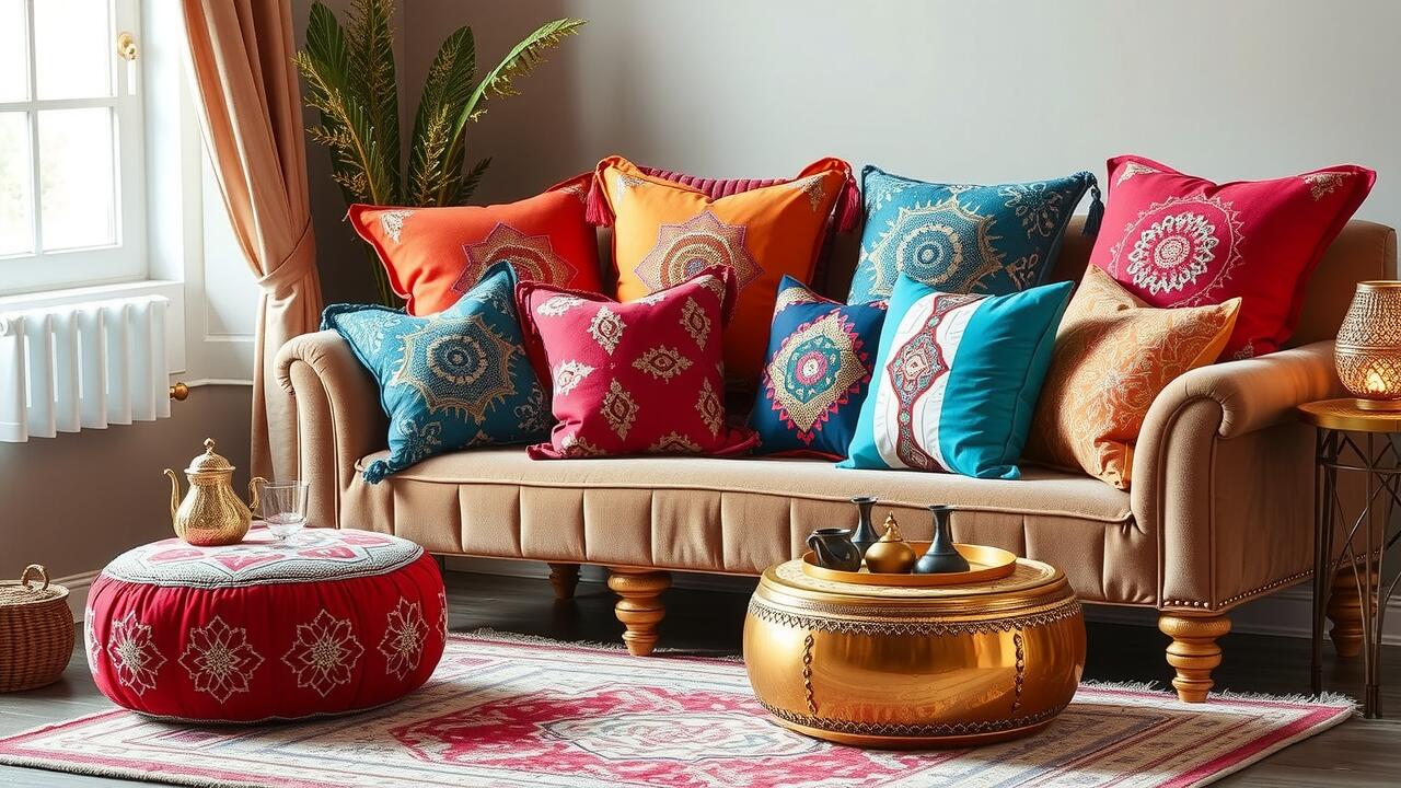 Round Up: 10 Stunning Moroccan Pillow Designs for Every Room