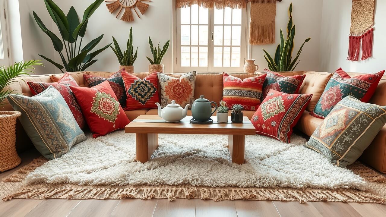 Round Up of Creative Ways to Use Moroccan Cushions in Your Decor