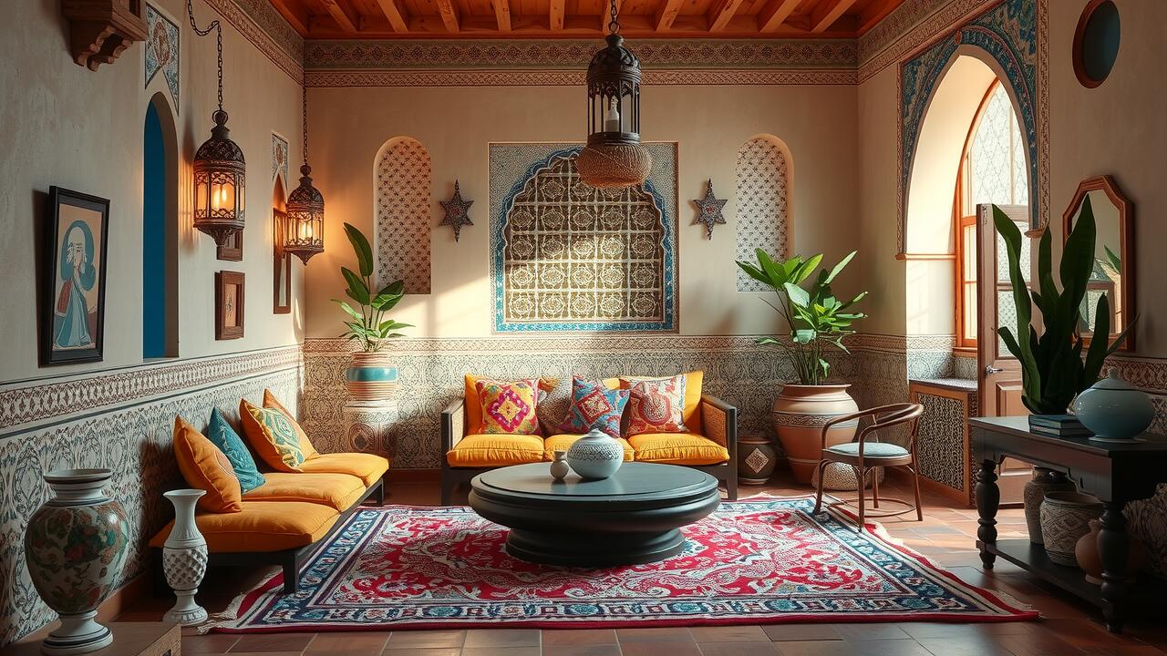 What are the elements of Moroccan style?